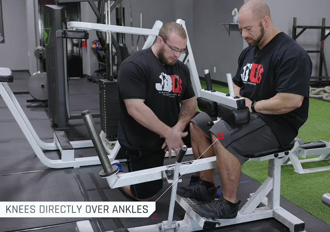 Calf exercise analysis